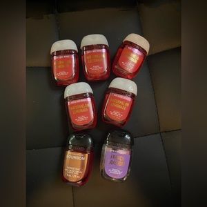 Bath and Body Works Hand Sanitizers (set of 7)